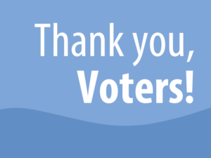 Thank you, Voters!